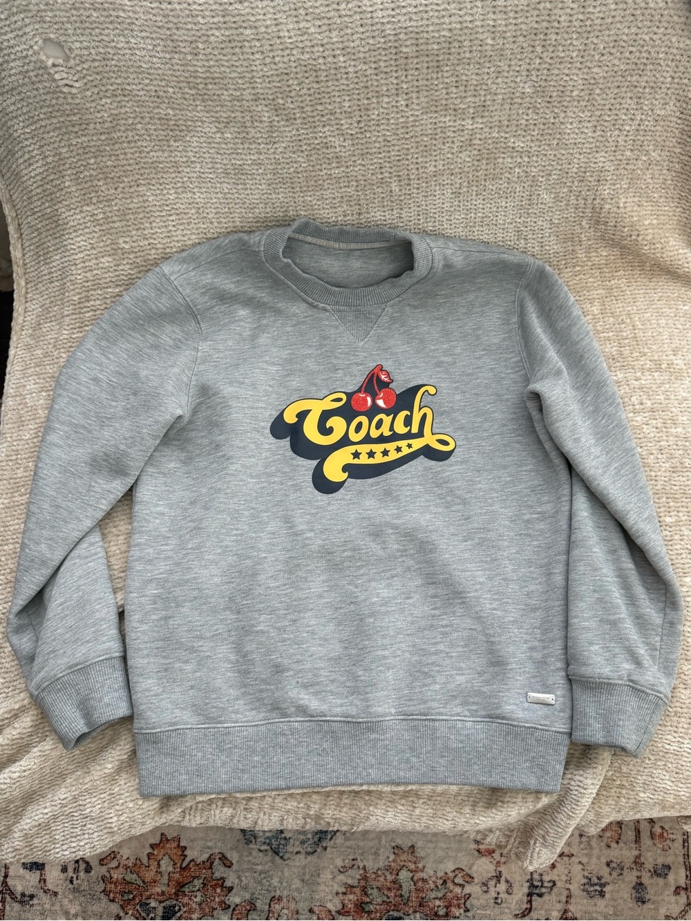 Coach New York Cherry Crewneck Sweatshirt